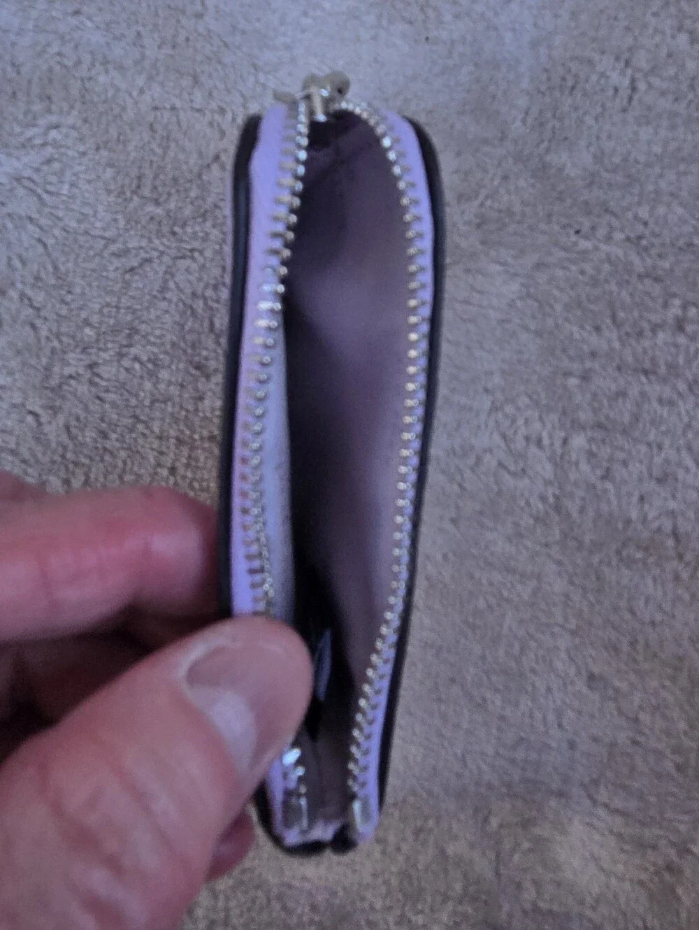 *NOT FOR SALE* NWOT Kate Spade ♤ Frozen Lilac Leather Crossbody & Pouch ♤♤♤ - Picture 11 of 11